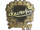 Sticker | xKacpersky (Gold) | Budapest 2025