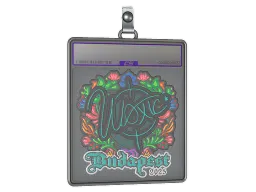 Sticker Slab | woxic (Embroidered) | Budapest 2025