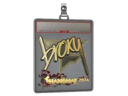 Sticker Slab | broky (Gold) | Shanghai 2024