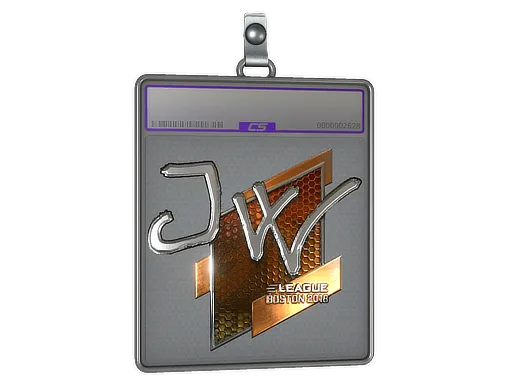 Sticker Slab | JW (Foil) | Boston 2018