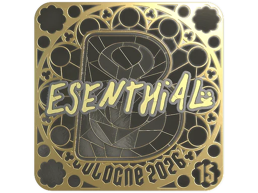 Sticker | esenthial (Gold, Ranked) | Cologne 2026