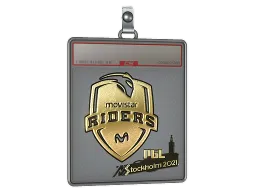 Sticker Slab | Movistar Riders (Gold) | Stockholm 2021