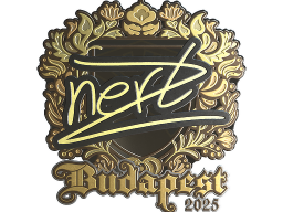 Sticker | NertZ (Gold) | Budapest 2025