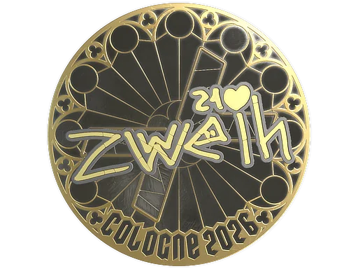 Sticker | zweih (Gold) | Cologne 2026