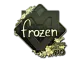 Sticker | frozen (Gold) | Rio 2022 CS2 skin