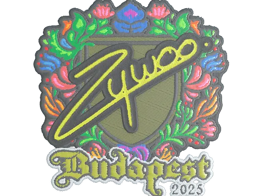 Sticker | ZywOo (Embroidered) | Budapest 2025