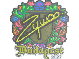 Sticker | ZywOo (Embroidered) | Budapest 2025