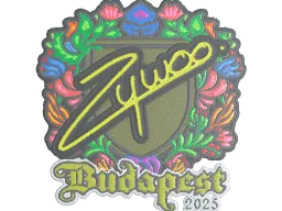 Sticker | ZywOo (Embroidered) | Budapest 2025