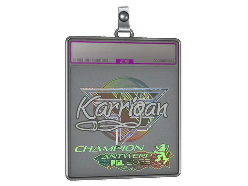 Sticker Slab | karrigan (Holo, Champion) | Antwerp 2022