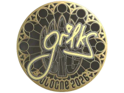 Sticker | gr1ks (Gold) | Cologne 2026