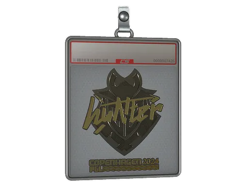 Sticker Slab | huNter- (Gold) | Copenhagen 2024