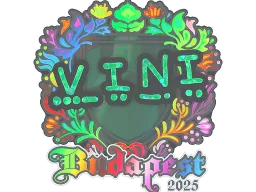 Sticker | VINI (Holo) | Budapest 2025