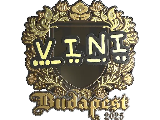 Sticker | VINI (Gold) | Budapest 2025