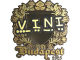 Sticker | VINI (Gold) | Budapest 2025