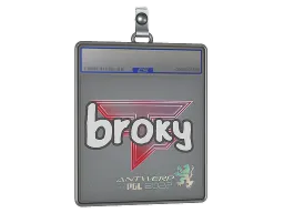 Sticker Slab | broky | Antwerp 2022