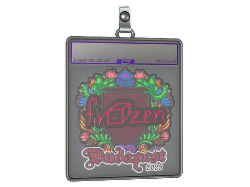 Sticker Slab | frozen (Embroidered) | Budapest 2025