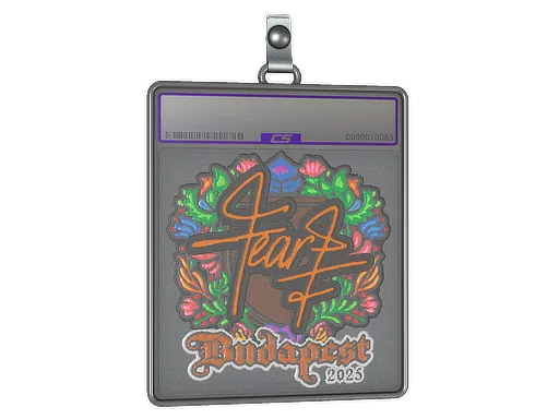 Sticker Slab | fEAR (Embroidered) | Budapest 2025