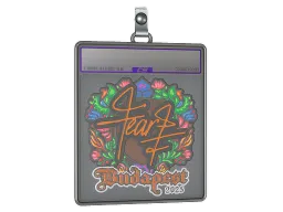 Sticker Slab | fEAR (Embroidered) | Budapest 2025