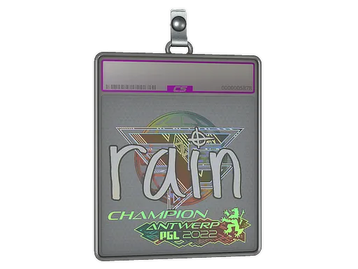 Sticker Slab | rain (Holo, Champion) | Antwerp 2022