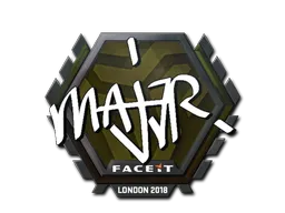 Sticker | MAJ3R | London 2018 CS2 skin