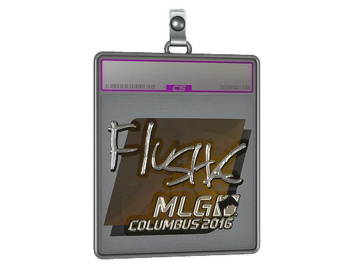 Sticker Slab | flusha (Foil) | MLG Columbus 2016