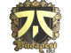 Sticker | fnatic (Gold) | Budapest 2025