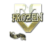 Sticker | frozen (Gold) | Paris 2023