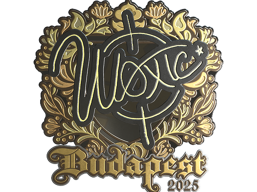 Sticker | woxic (Gold) | Budapest 2025