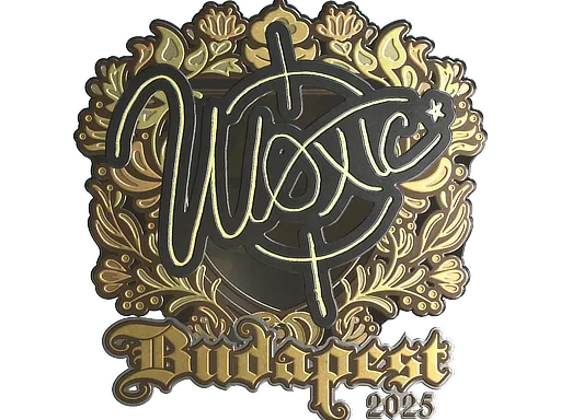 Sticker | woxic (Gold) | Budapest 2025