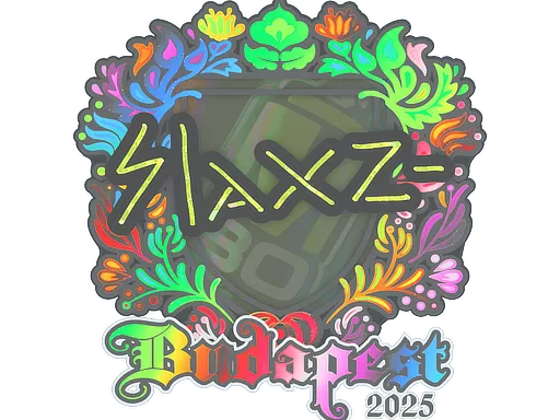 Sticker | slaxz- (Holo) | Budapest 2025