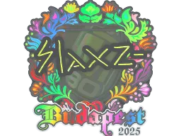 Sticker | slaxz- (Holo) | Budapest 2025