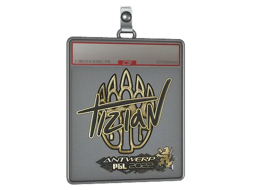 Sticker Slab | tiziaN (Gold) | Antwerp 2022