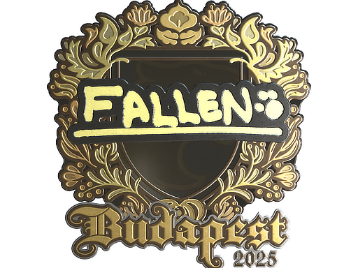 Sticker | FalleN (Gold) | Budapest 2025 skin