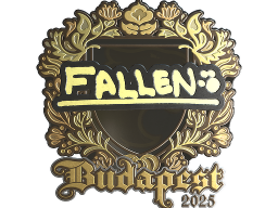 Sticker | FalleN (Gold) | Budapest 2025