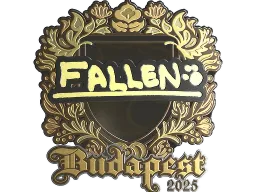 Sticker | FalleN (Gold) | Budapest 2025