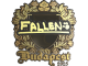 Sticker | FalleN (Gold) | Budapest 2025