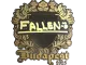 Sticker | FalleN (Gold) | Budapest 2025 CS2 skin