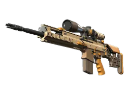 SCAR-20 | Short Ochre CS2 skin