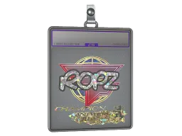 Sticker Slab | ropz (Glitter, Champion) | Antwerp 2022