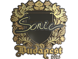 Sticker | Sonic (Gold) | Budapest 2025