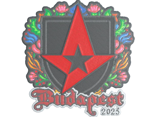 Sticker | Astralis (Embroidered) | Budapest 2025