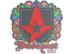 Sticker | Astralis (Embroidered) | Budapest 2025