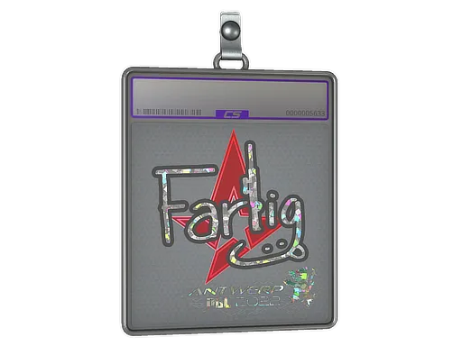 Sticker Slab | Farlig (Glitter) | Antwerp 2022