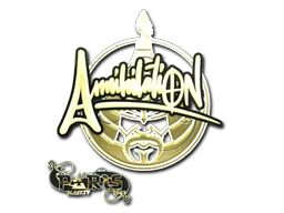 Sticker | ANNIHILATION (Gold) | Paris 2023