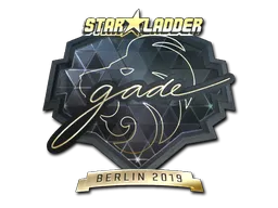 Sticker | gade (Gold) | Berlin 2019