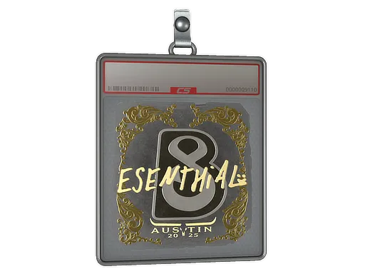 Sticker Slab | esenthial (Gold) | Austin 2025