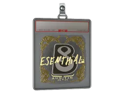 Sticker Slab | esenthial (Gold) | Austin 2025