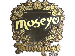 Sticker | Moseyuh (Gold) | Budapest 2025