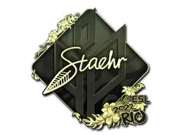 Sticker | Staehr (Gold) | Rio 2022