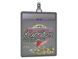 Sticker Slab | karrigan (Glitter, Champion) | Antwerp 2022